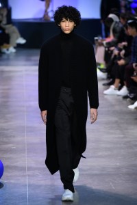 Model on the catwalk