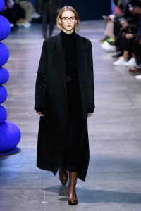 Model on the catwalk