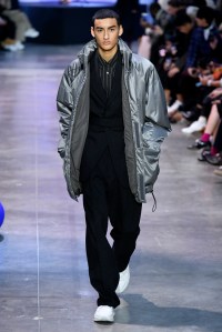 Model on the catwalk