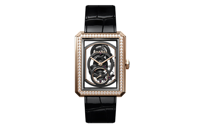 Chanel Boyfriend skeleton caibre 3 watch