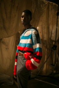 Backstage at Charles Jeffrey Loverboy Men's Fall 2019