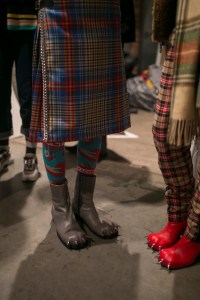 Backstage at Charles Jeffrey Loverboy Men's Fall 2019