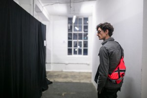 Backstage at Christopher Raeburn Men's Fall 2019