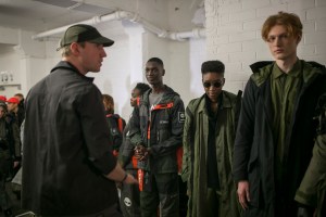 Backstage at Christopher Raeburn Men's Fall 2019