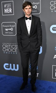 Freddie Highmore24th Annual Critics' Choice Awards, Arrivals, Barker Hanger, Los Angeles, USA - 13 Jan 2019