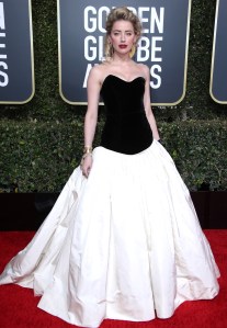 Amber Heard in Monique Lhuiller, Golden Globes 2019
