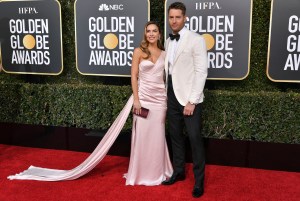 Chrishell Stause and Justin Hartley, Golden Globes 2019
