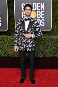 Darren Criss in Dior Homme, Golden Globes 2019