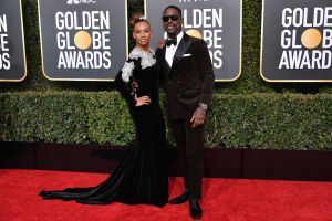 Ryan Michelle Bathe and Sterling K. Brown, Golden Globes 2019