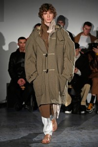 Model on the catwalk