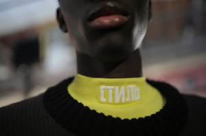 Backstage Heron Preston Men's Fall 2019