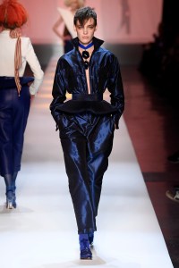 Model on the catwalk