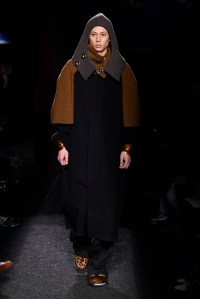 Model on the catwalk