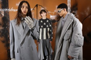 Backstage at Louis Vuitton men's Fall 2019