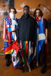 Backstage at Louis Vuitton men's Fall 2019