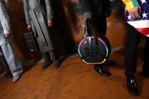 Backstage at Louis Vuitton men's Fall 2019