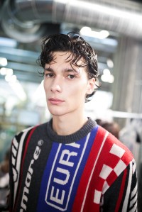 Backstage at MSGM Men's Fall 2019