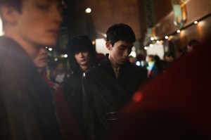 Backstage at Paul Smith Fall 2019
