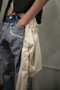 Backstage at Per Götesson Men's Fall 2019