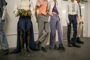 Backstage at Per Götesson Men's Fall 2019