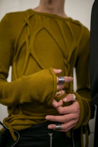 Backstage at Per Götesson Men's Fall 2019
