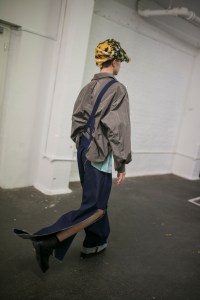 Backstage at Per Götesson Men's Fall 2019