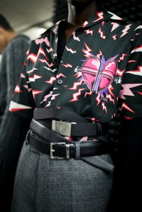 Backstage at Prada Men's Fall 2019
