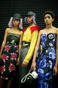 Backstage at Prada Men's Fall 2019