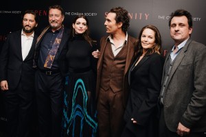 Greg Shapiro, Steven Knight, Anne Hathaway, Matthew McConaughey, Diane Lane, and Guy Heeley