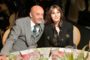 Christian Louboutin and Monica Bellucci