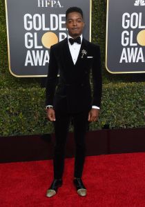Stephan James arrives at the 76th annual Golden Globe Awards at the Beverly Hilton Hotel, in Beverly Hills, Calif76th Annual Golden Globe Awards - Arrivals, Beverly Hills, USA - 06 Jan 2019