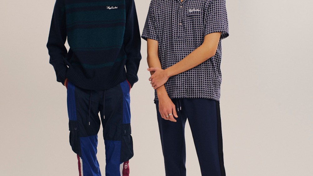 Looks from Sergio Tacchini's White Label collection.