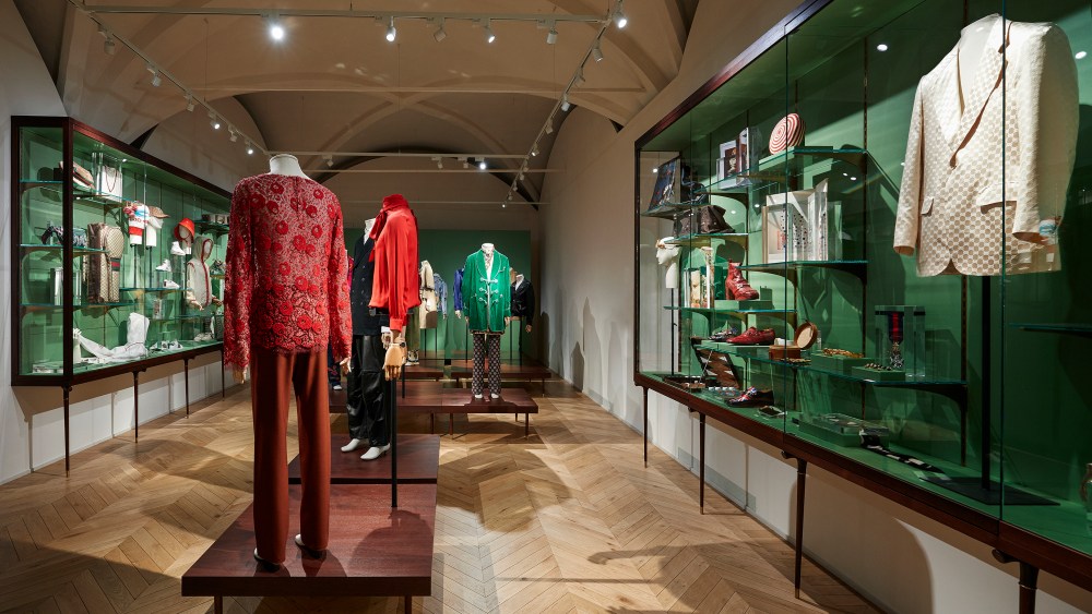 “The Male – Androgynous Mind, Eclectic Body" exhibition at Gucci Garden in Florence.