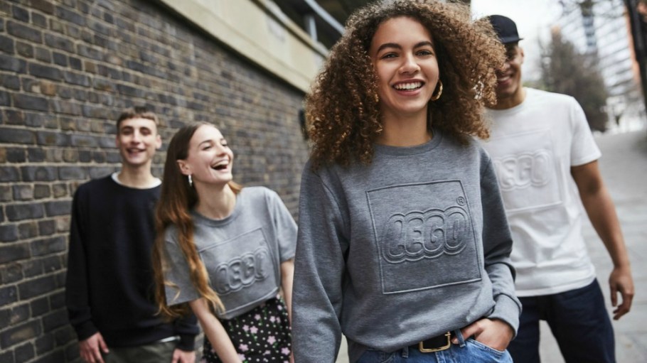 To capture millennial interest, Lego and Snap created a virtual clothing boutique where Lego mannequins modeled sweatshirts, tees and more.