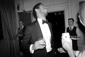 Alfred Enoch at the Dunhill pre-BAFTA party