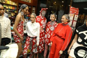 Backstage at Area RTW Fall 2019