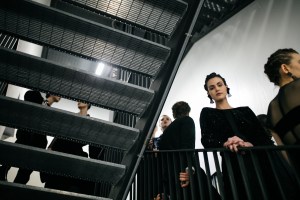 Backstage at Giorgio Armani-RTW-Fall-2019