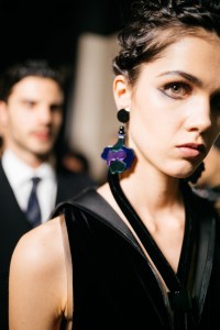 Backstage at Giorgio Armani-RTW-Fall-2019