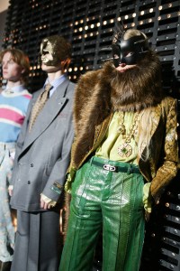 Backstage at Gucci RTW Fall 2019