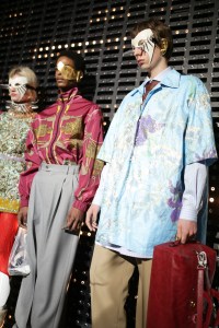 Backstage at Gucci RTW Fall 2019