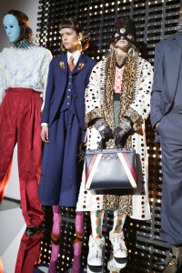 Backstage at Gucci RTW Fall 2019