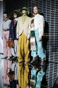 Backstage at Gucci RTW Fall 2019