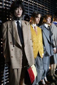 Backstage at Gucci RTW Fall 2019