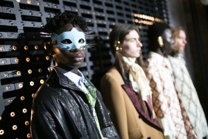 Backstage at Gucci RTW Fall 2019