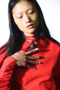 Backstage at Mugler RTW Fall 2019