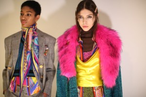 Backstage at Versace RTW Fall 2019
