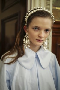 Backstage at Simone Rocha RTW Fall 2019