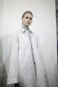 Backstage at Jil Sander RTW Fall 2019
