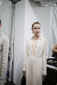 Backstage at Jil Sander RTW Fall 2019