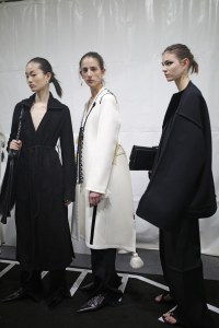 Backstage at Jil Sander RTW Fall 2019